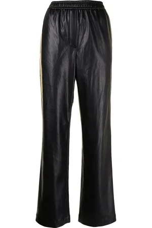 GOEN.J Faux-leather lounge trousers