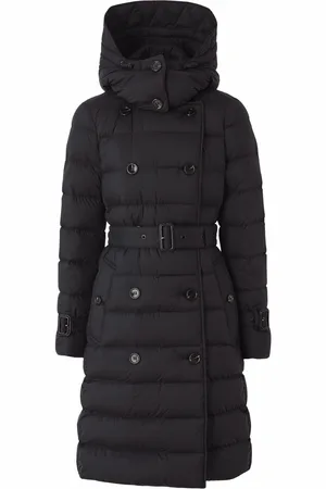 Burberry Detachable-hood padded coat