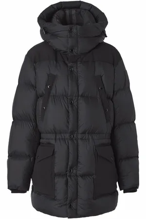 Burberry Logo appliqué nylon puffer coat