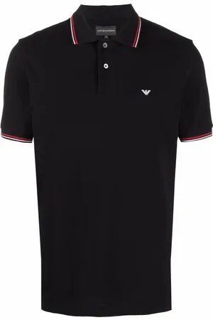 Emporio Armani Logo-print cotton polo shirt