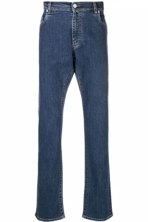 BILLIONAIRE Logo-embroidered jeans