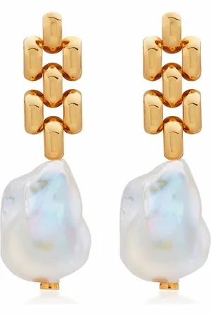 Monica Vinader Heirloom baroque pearl earrings