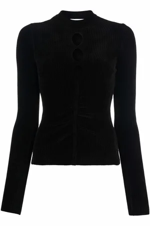 Msgm Cut-out detail knitted top