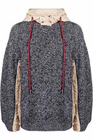 Moncler Logo-patch multi-panel jumper