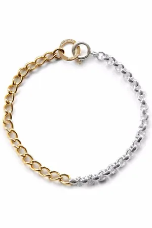 NORMA JEWELLERY Aquila two-tone bracelet