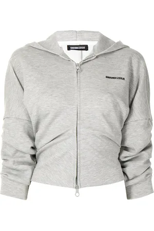 Ground Zero Draped-sleeve zipped hoodie