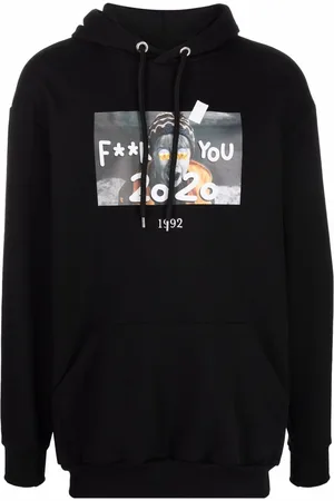 Throwback. Kevin printed hoodie