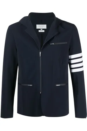 Thom Browne Half-zip hooded performance jacket