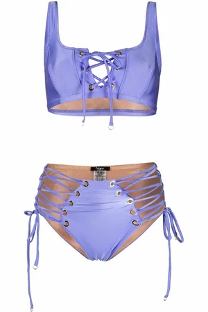 Noire Swimwear Lace-up two-piece bikini