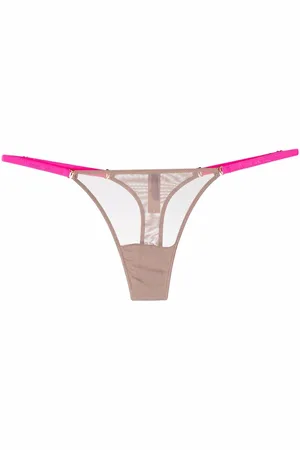 MAISON CLOSE Mesh mini thong