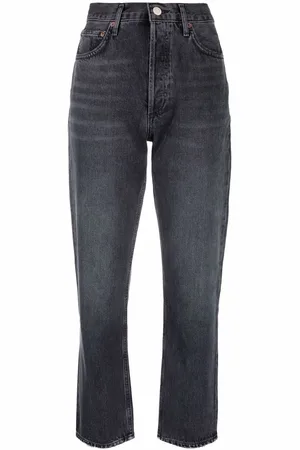 AGOLDE Tapered-leg cropped jeans