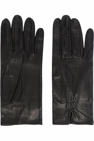 Manokhi Perforated leather gloves