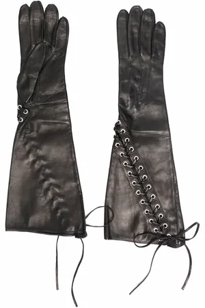 Manokhi Lace eyelet gloves