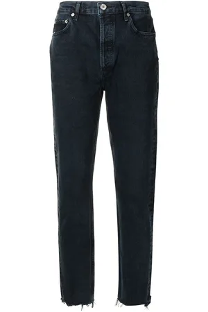 AGOLDE Mid-rise tapered-leg slim jeans