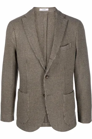 Boglioli Houndstooth-patterned blazer