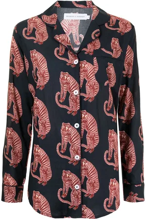 Desmond & Dempsey Sansindo print pajama set
