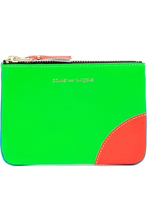 Comme des Garçons Super Fluo leather pouch