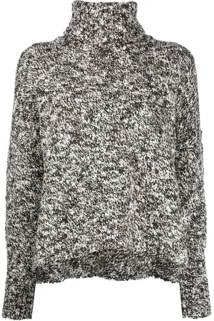 ADAM LIPPES Bouclé wool turtleneck jumper