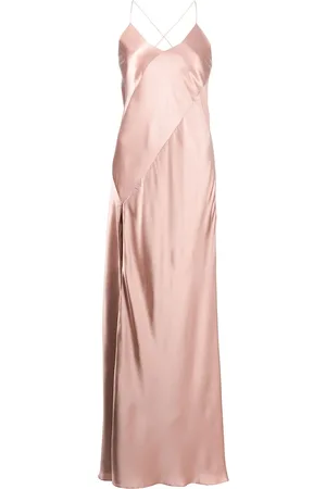 Michelle Mason Open-back silk gown