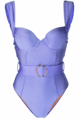 Noire Swimwear Belted one piece swimsuit