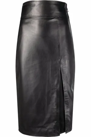 Manokhi Laura leather pencil skirt