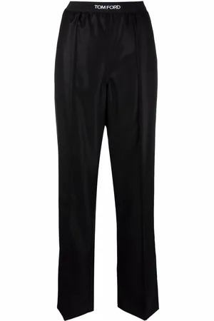 Tom Ford Logo-waistband straight trousers