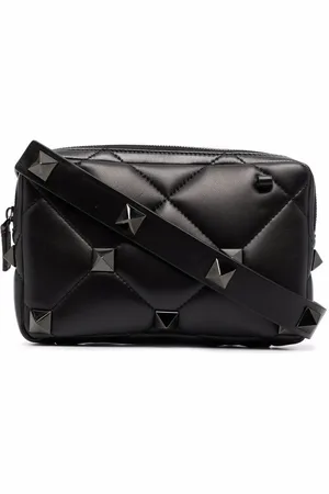VALENTINO GARAVANI Roman Stud diamond-quilted shoulder bag
