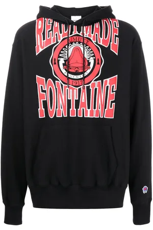READYMADE Logo-print pullover hoodie