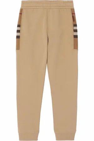 Burberry Check-pattern track pants