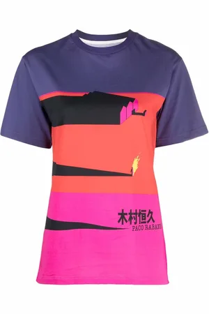 Paco rabanne Colour-block print T-shirt