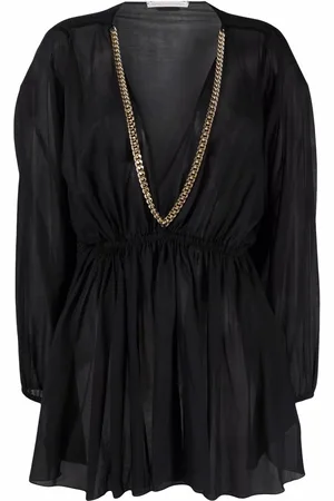 Stella McCartney Chain detail V-neck blouse