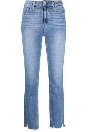 Paige Mid-rise straight-leg jeans
