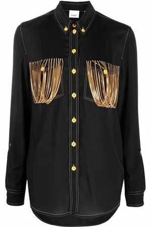 Burberry Chain pocket detail shirt