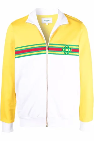 Casablanca Colour-block zipped jacket