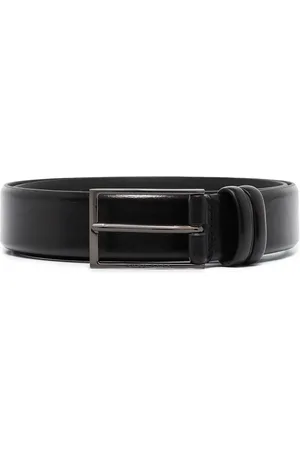HUGO BOSS Carmello rectangle-buckle belt