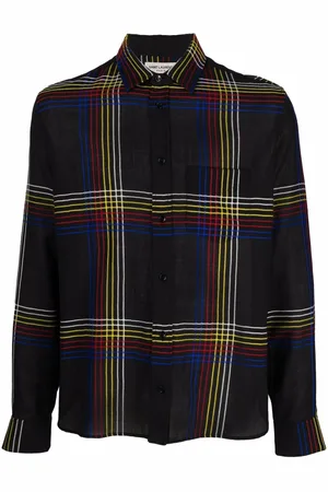 Saint Laurent Checked wool shirt
