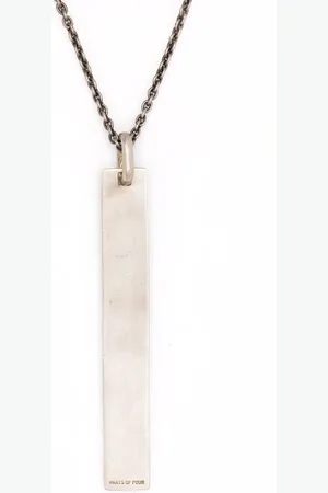 PARTS OF FOUR Plate pendant necklace