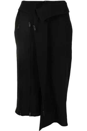 YOHJI YAMAMOTO Asymmetric zip detail skirt