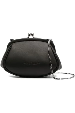 YOHJI YAMAMOTO Clasp leather shoulder bag
