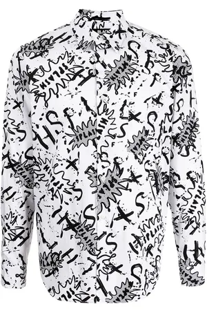 Comme des Garçons Splash-print shirt