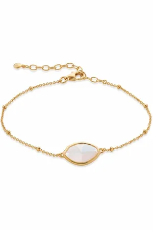 Monica Vinader Moonstone petal bracelet
