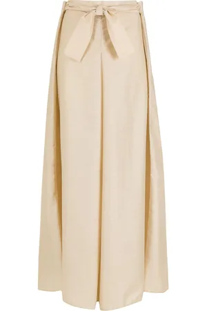 AMIR SLAMA Box-pleat palazzo pants