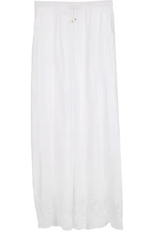 AMIR SLAMA Broderie-anglaise palazzo pants