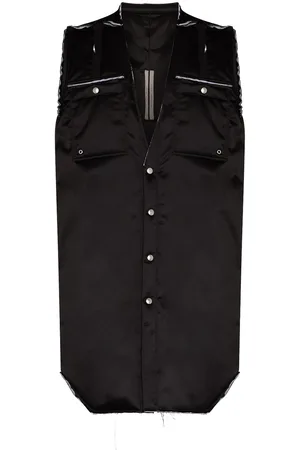 Rick Owens Outershirt unfinished gilet