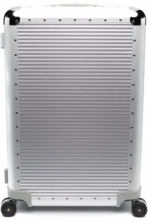 FPM Milano Bank S Spinner 76cm studded aluminum suitcase