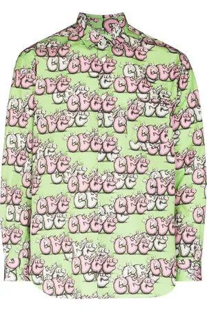Comme des Garçons X KAWS graphic-print shirt