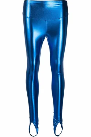 MAISON CLOSE Angel metallic-effect leggings