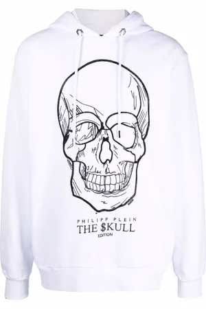 Philipp Plein Crystal-skull pullover hoodie