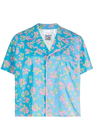 Natasha Zinko Floral-print short-sleeved shirt