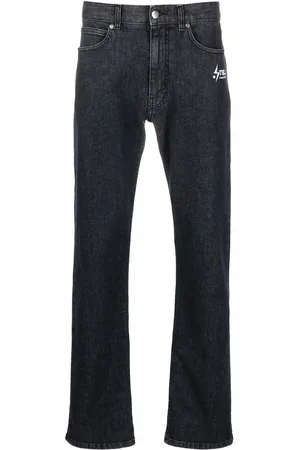 Stella McCartney Straight-leg logo-print jeans